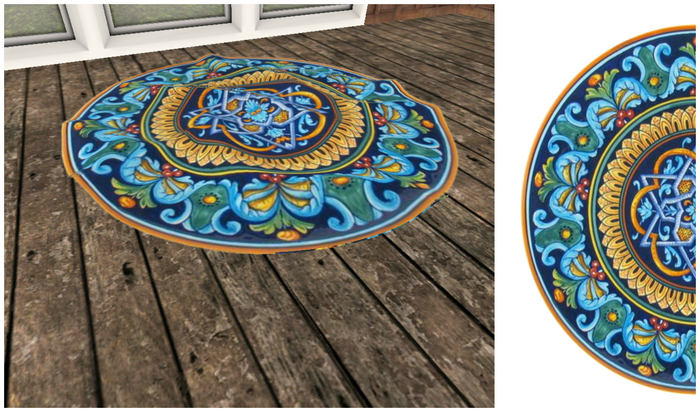 ::GS:: Mesh Round Rug 9