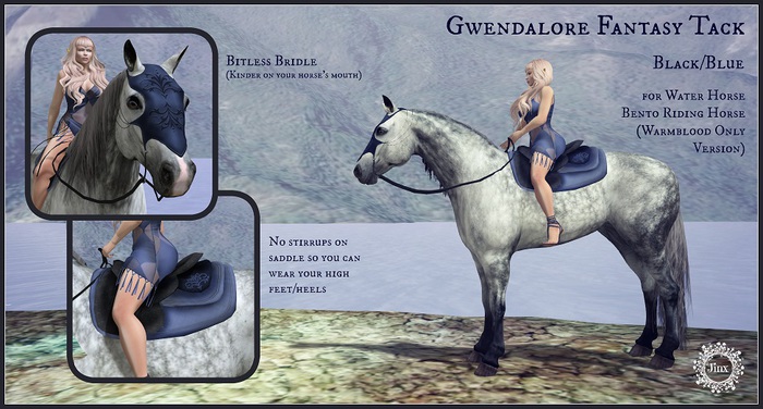 Gwendalore Fantasy Tack Bl/Bl (WB 