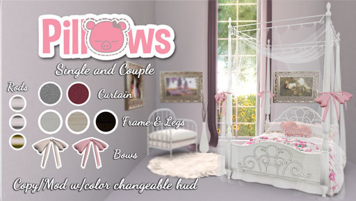 [P] Pillows, Lit Mignon - Pink