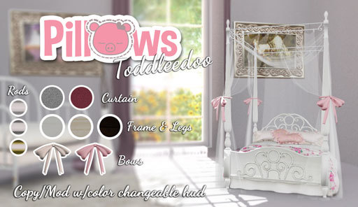 [P] Pillows, Lit Mignon:Toddleedoo - Pink
