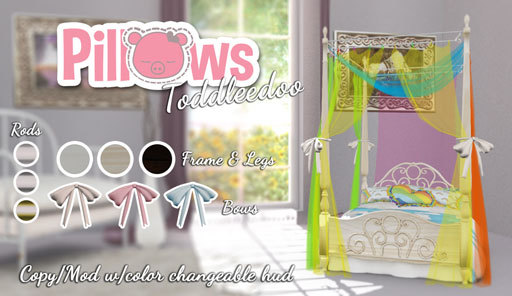 [P] Pillows, Lit Mignon:Toddleedoo - Rainbow