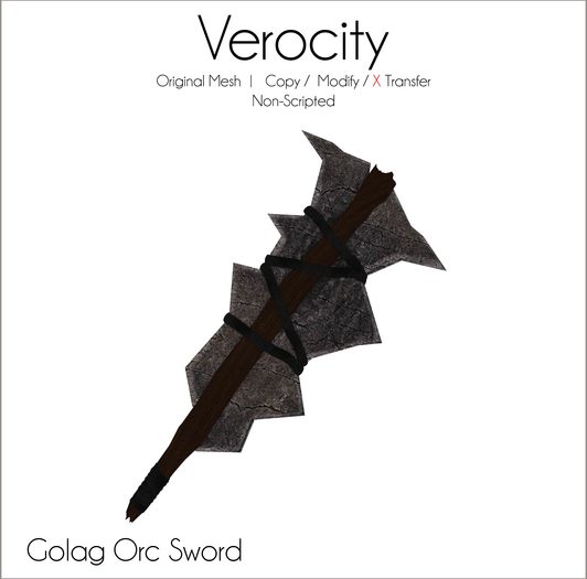 Verocity - Golag Sword