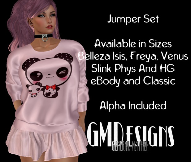 GMDesigns PANDAMONIUM Jumper SET GiftBagMAIN