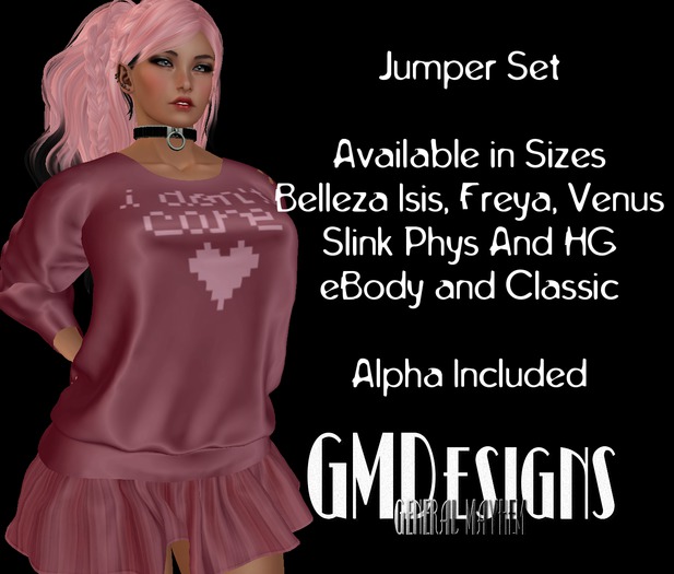GMDesigns DONT CARE Jumper Set
