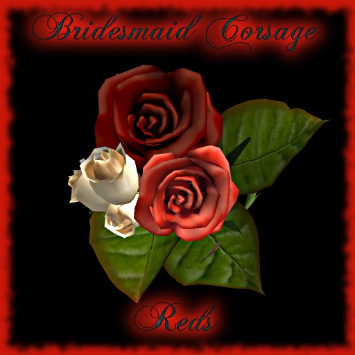 Roses By Res -Corsage Bridesmaid Reds Roses in Giftbox