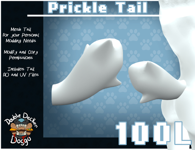 Second Life Marketplace - ::DDD:: Prickle Tail [Personal]