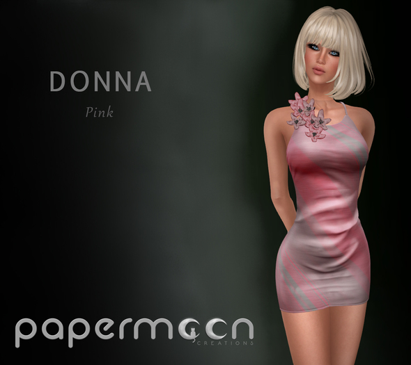 PaperMoon-DONNA Halter Dress-Pink