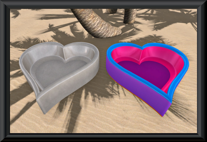 "M" Mesh Inside "M" Mesh Heart Whirlpool High Poly