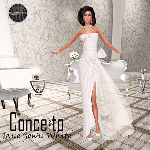 [Conceito] Jane Gown White