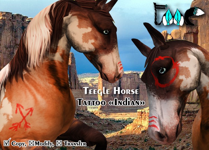 [FMC] Teegle Horse mod - Tattoo Indian