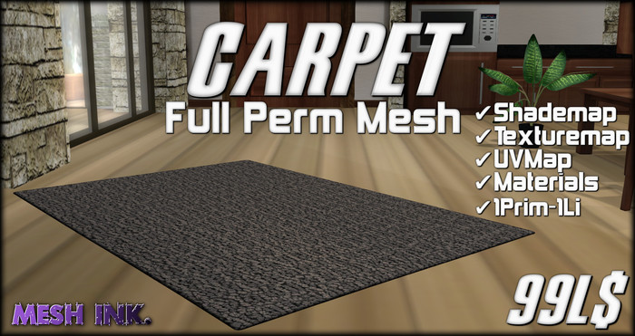 Carpet - Full Perm Mesh Boxed