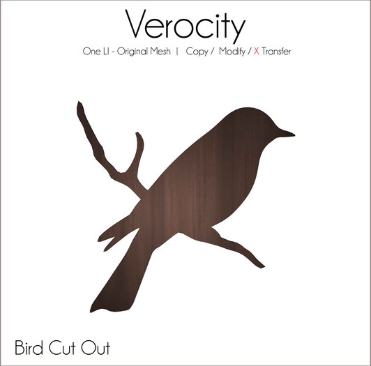 Verocity - Cut Out: Bird