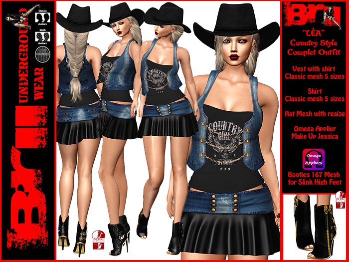 **LEA COUNTRY STYLE COMPLET OUTFIT **