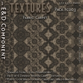 [FC003] 6 512px Brown Tan Weave Fabric Textures for Royal Rustic Fantasy Carpet Tapestry Wall Hanging by E&D ENGINEERING