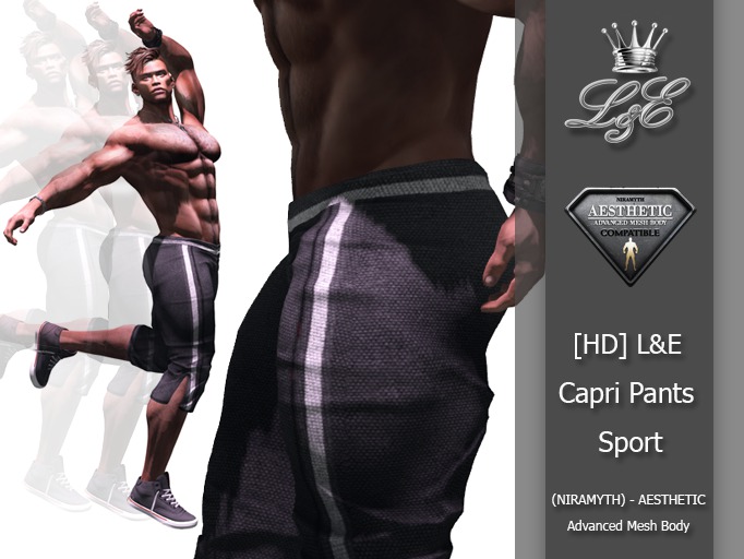 [HD] L&E Capri Pants Sport AESTHETIC Unpack