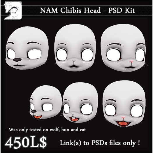 [JD] Nam Chibis Head - PSD Kit BOX