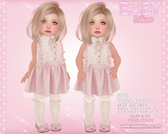 :*BABY*: {ToddleeDoo} Lilian - Pink