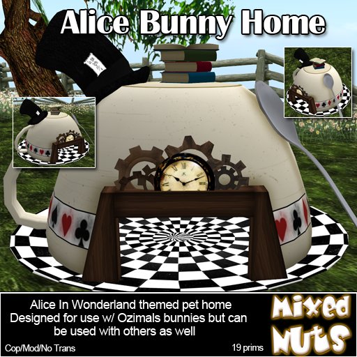 Ozimals - Alice in Wonderland theme House