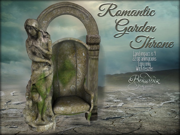 Romantic Garden Throne