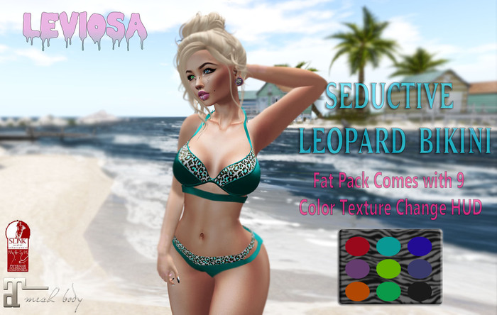 Leviosa Leopard Bikini Fat Pack