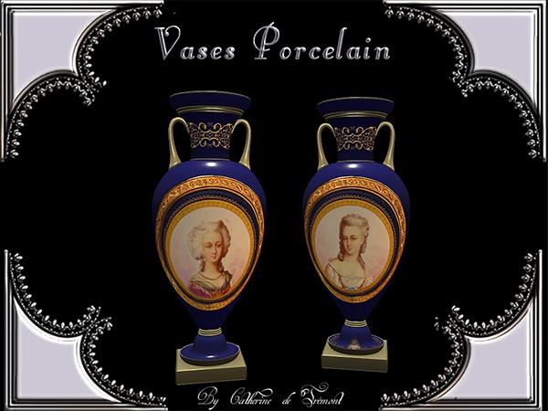 "CdT" Vases Porcelain Portraits