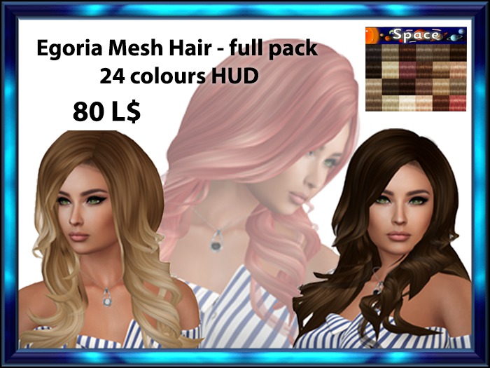 Egoria Mesh Hair - full pack