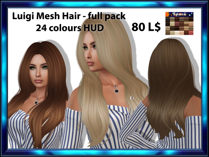 LS  Luigi Mesh Hair