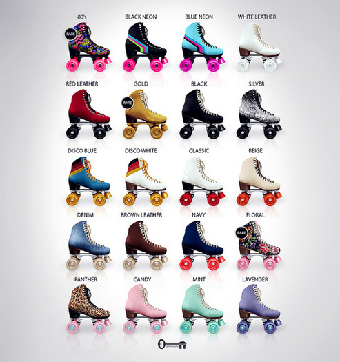 The Secret Store - Vintage Roller Skates!Full Set! ALL RARES!