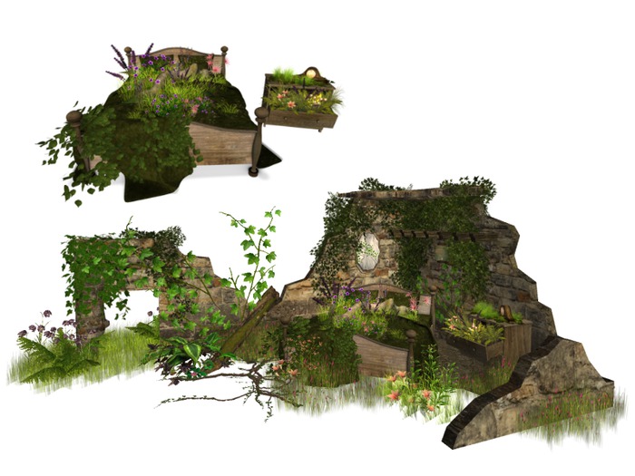 MSD - Bed Of Flowers & Ruins - Lily Sleeps (55 LI) C/M