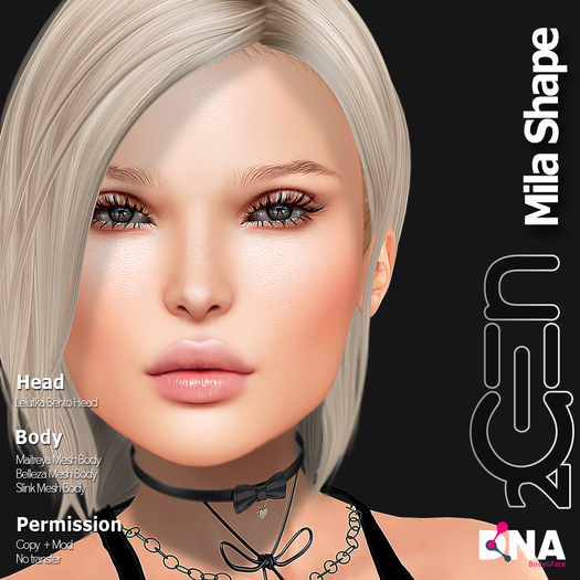 Second Life Marketplace DNA Body & Face 2GEN Mila