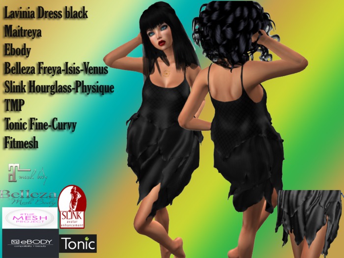 Lavinia Dress black