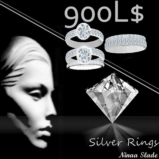 FIN Fashion - Ring Set Silver