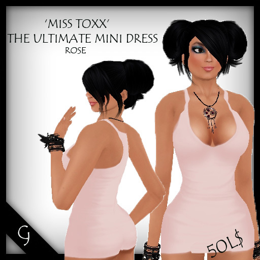 ::SSS:: Miss Toxx Ultimate Mini Dress - Rose
