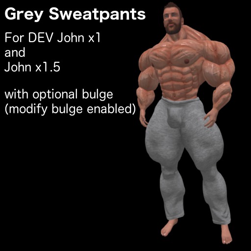 [MM] Grey Cotton Sweatpants DEV John