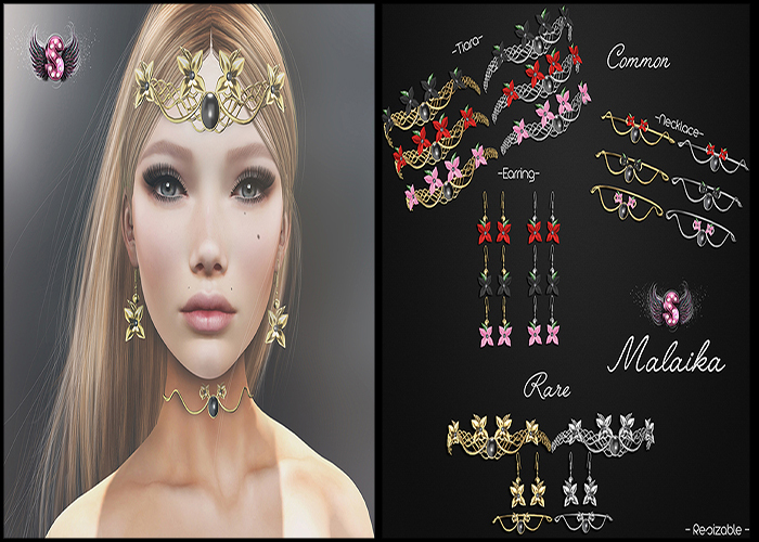 .::Supernatural::. Malaika Necklace Pink [Silver]