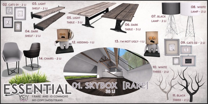 *YS&YS* Essential 08 White Lamp Box