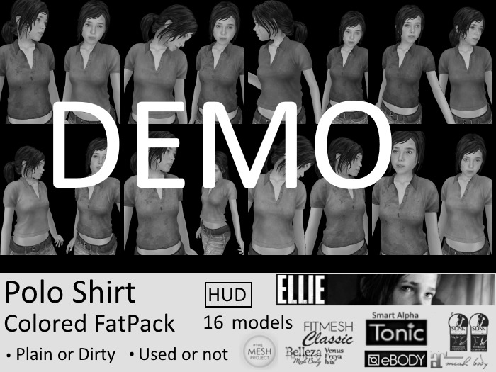 ELLIE Polo Shirt Colored DEMO