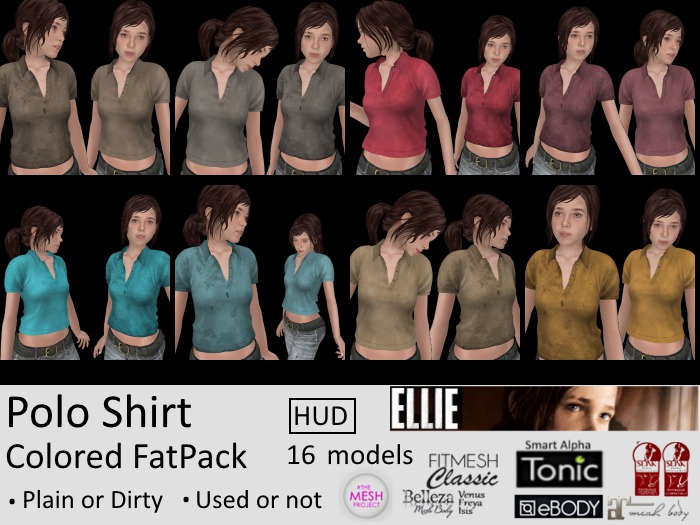 ELLIE Polo Shirt Colored FatPack