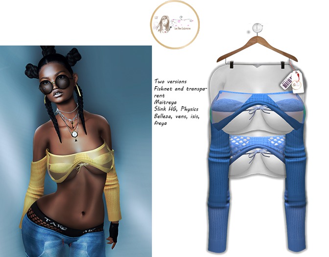 :LFE::Lolo top 2version bra bleu