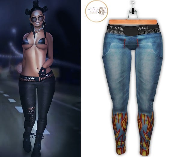 :LFE: pants Rita flamme