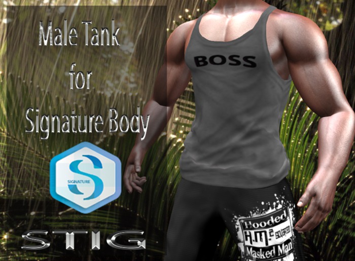T-Shirt Signature BOSS grey
