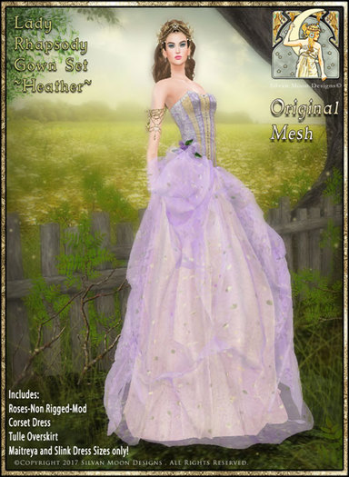!!SMD!! Lady Rhapsody Gown Set-Heather