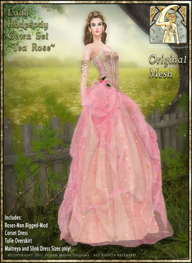 !!SMD!! Lady Rhapsody Gown Set-Tea Rose