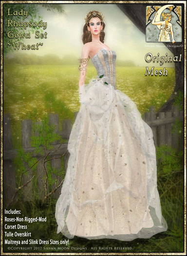 !!SMD!! Lady Rhapsody Gown Set-Wheat