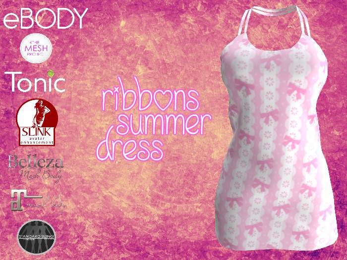 Flawed - Ribbons Summer Dress - Female