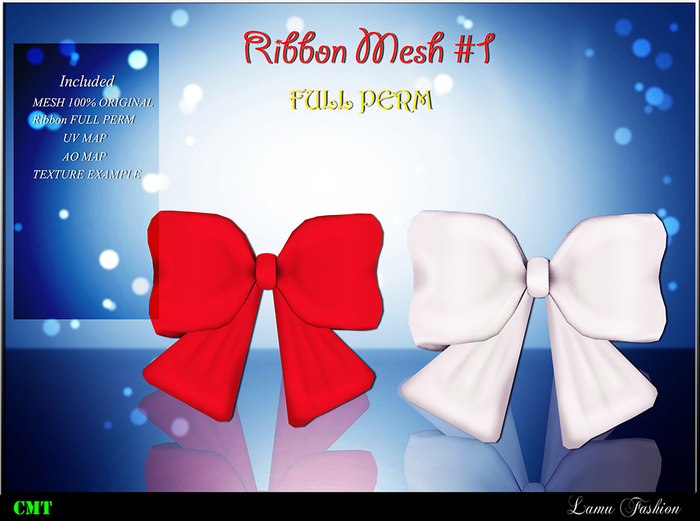 -Lamu Fashion-Mesh Ribbon #1 Full Perm