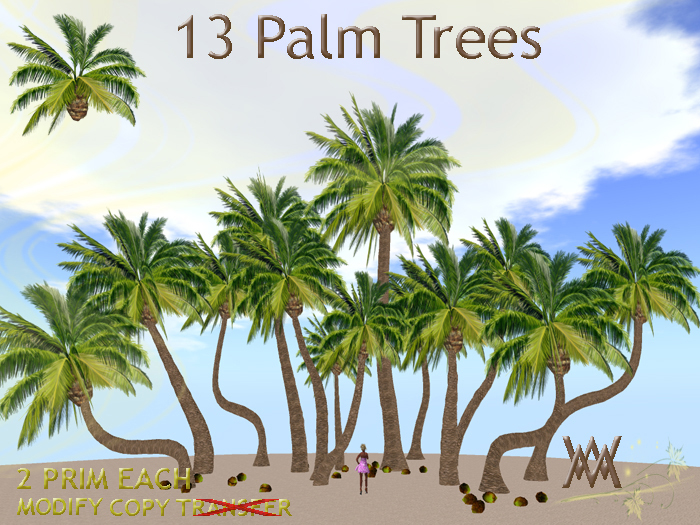 Tree. Palm 7 fatpack by Wild Motley