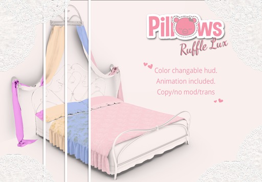[P] Pillows, Ruffle Lux (PG)