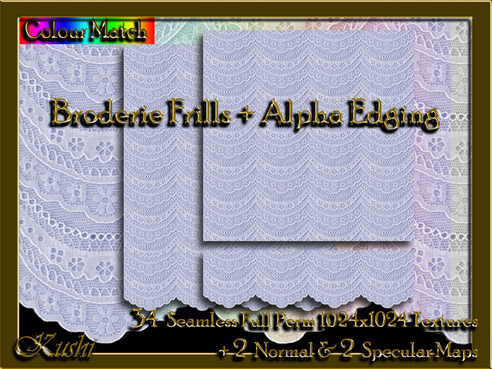 Broderie Frills And Edging Textures 