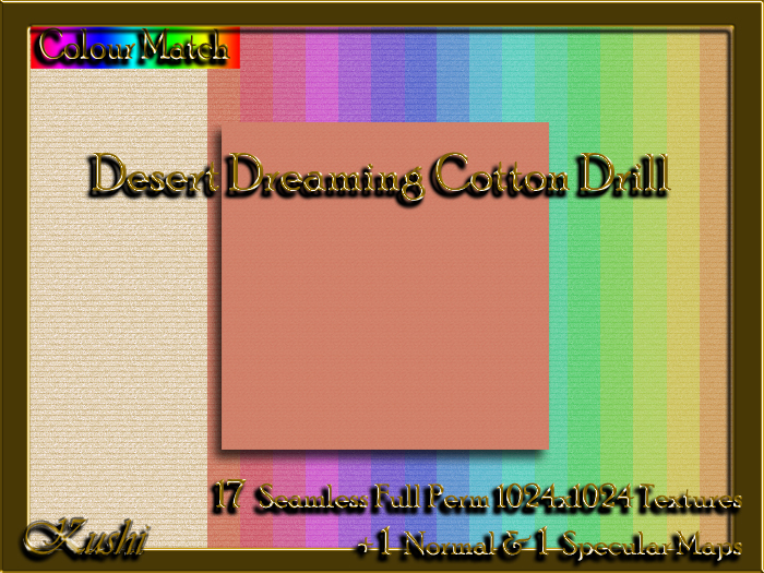 !Kushi! DesertDreamingDRILL Textures -WEAR TO UNPACK
